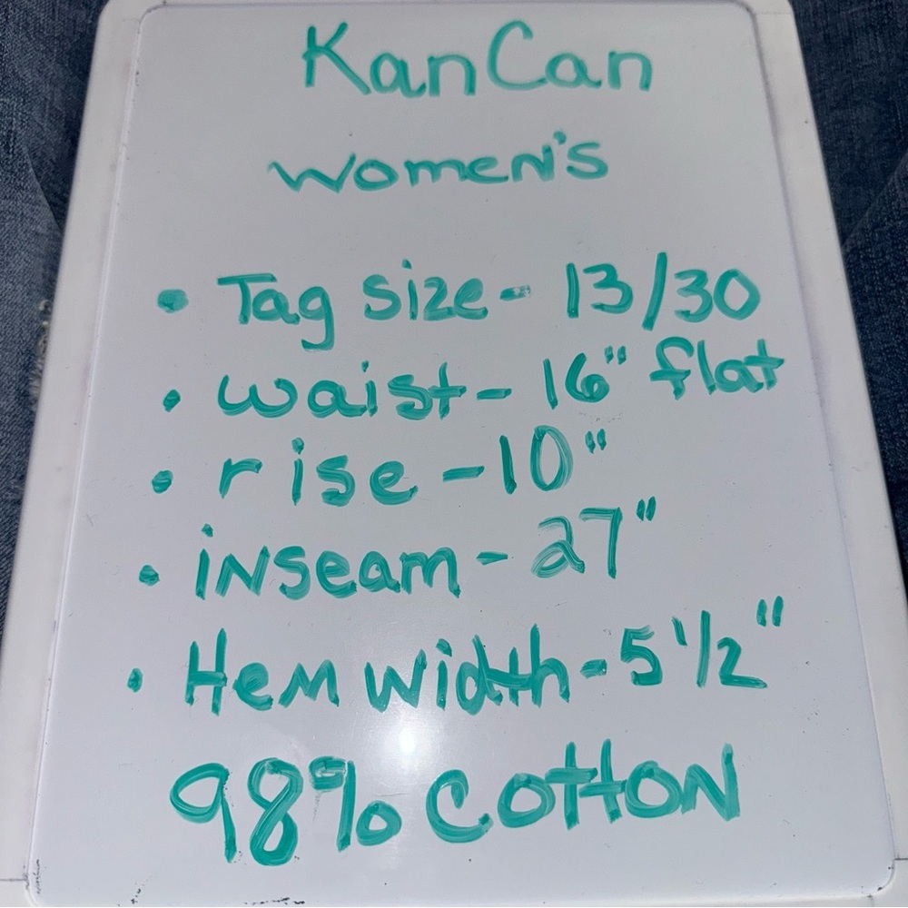 KanCan Distressed Skinny Jeans Size 13/30 Raw Hem Stretch NWOT - Picture 9 of 9